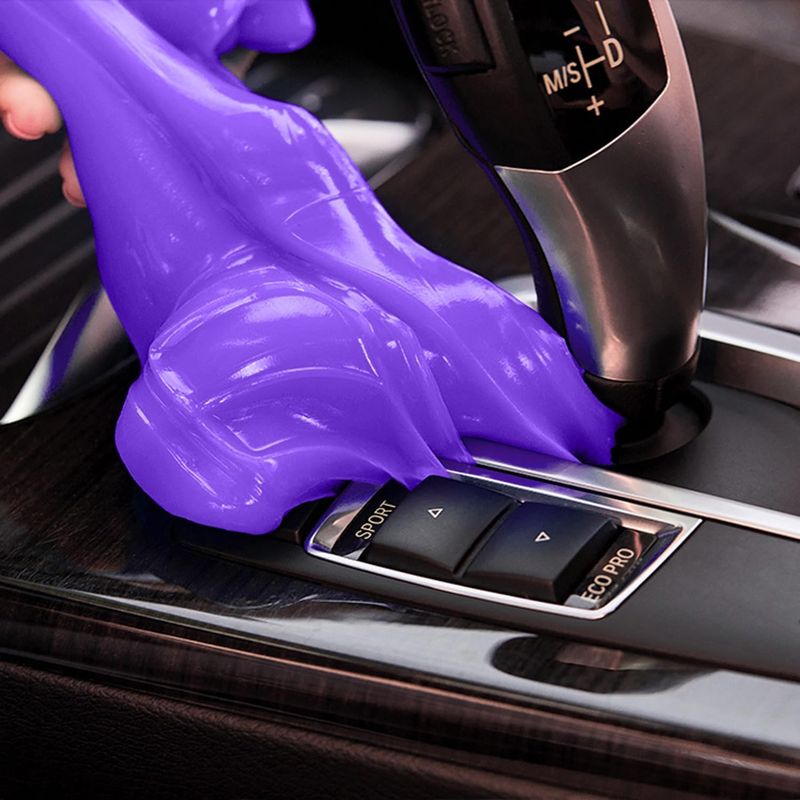 Car Cleaning Gel - Reusable Slime for Cars & Electronics -Purple