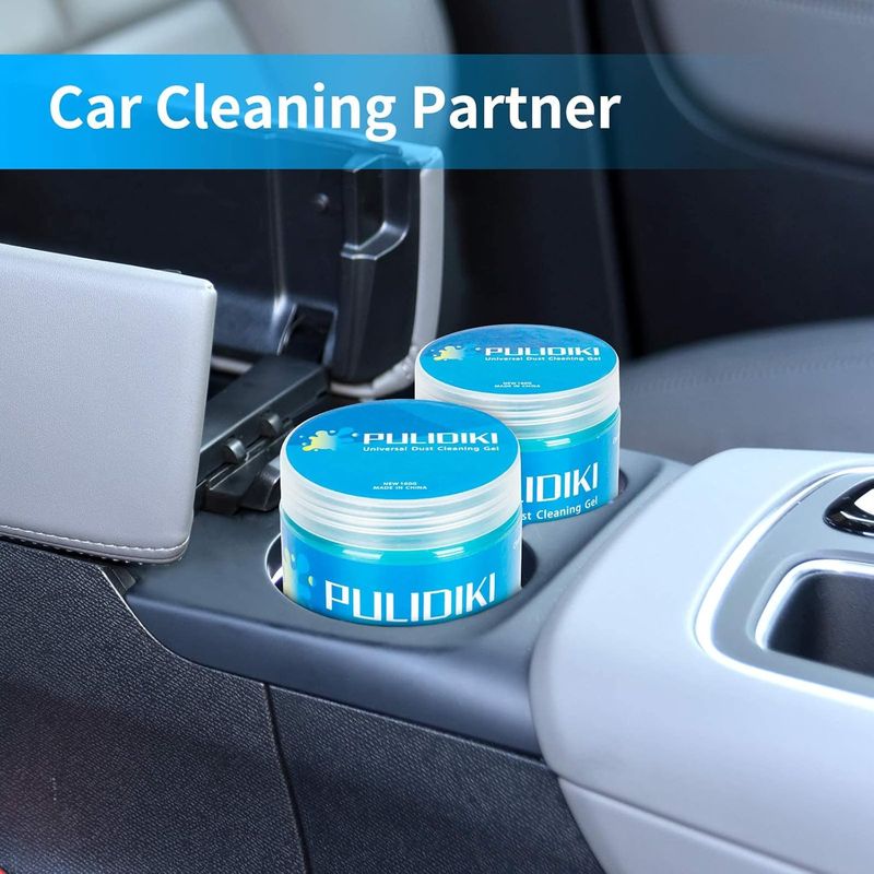 Car Cleaning Gel - Reusable Slime for Cars & Electronics - Blue